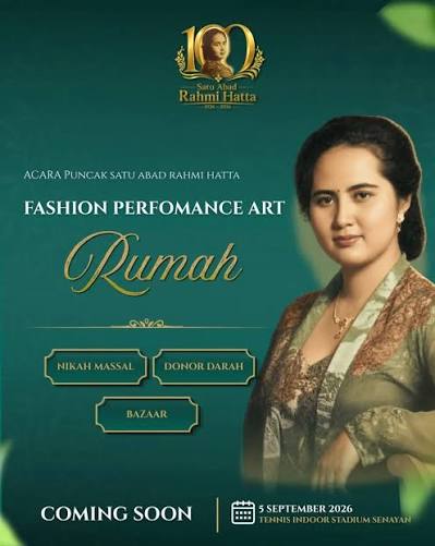 Satu Abad Rahmi Hatta Fashion Perfomance Art 2026